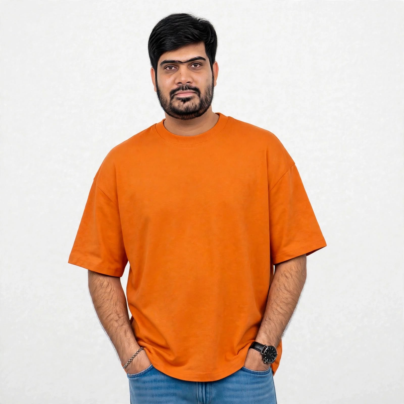 Orange Cotton Terry