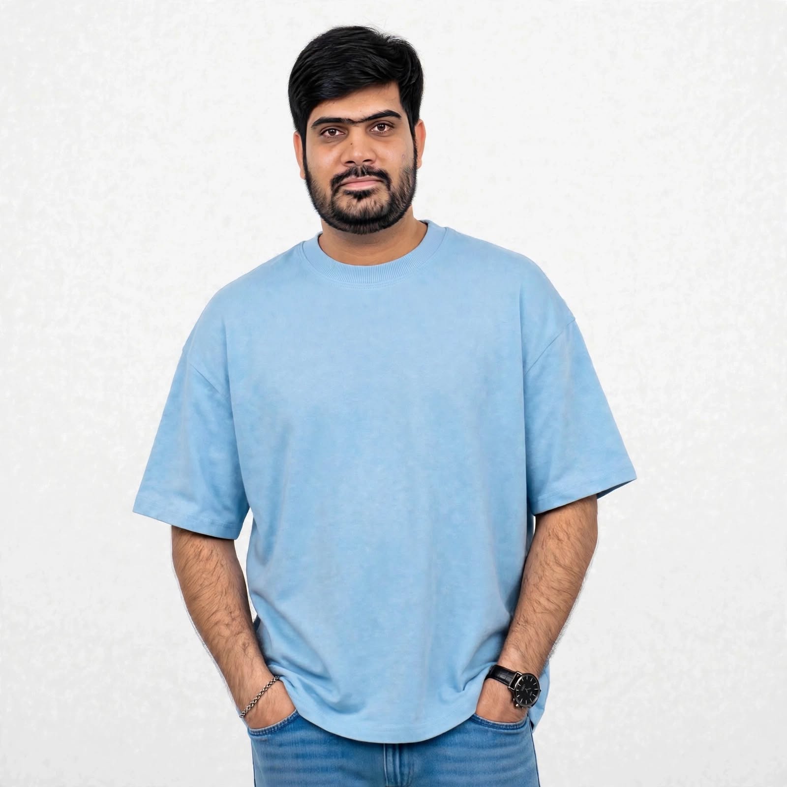 Light Blue Cotton Terry